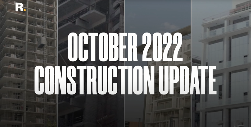 Reportage Construction Progress Update - October 2022